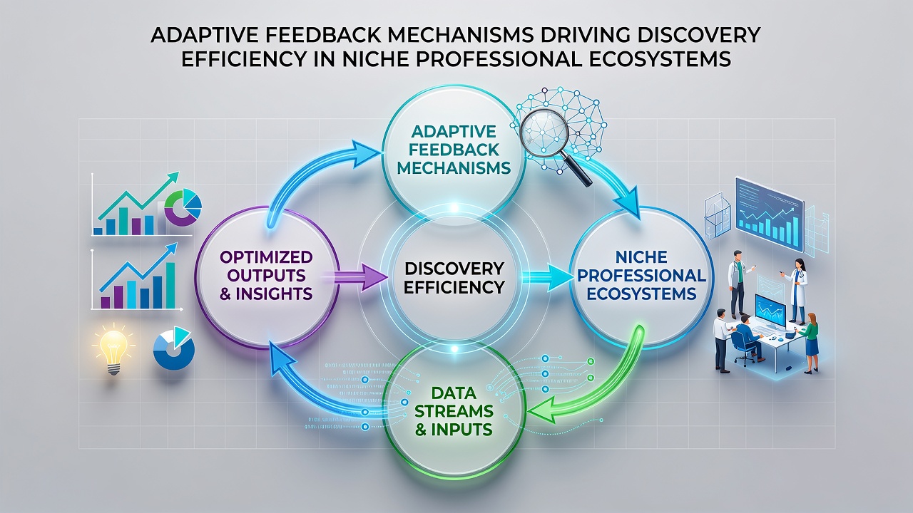 Adaptive Feedback Mechanisms Driving Discovery Efficiency in Niche Professional Ecosystems