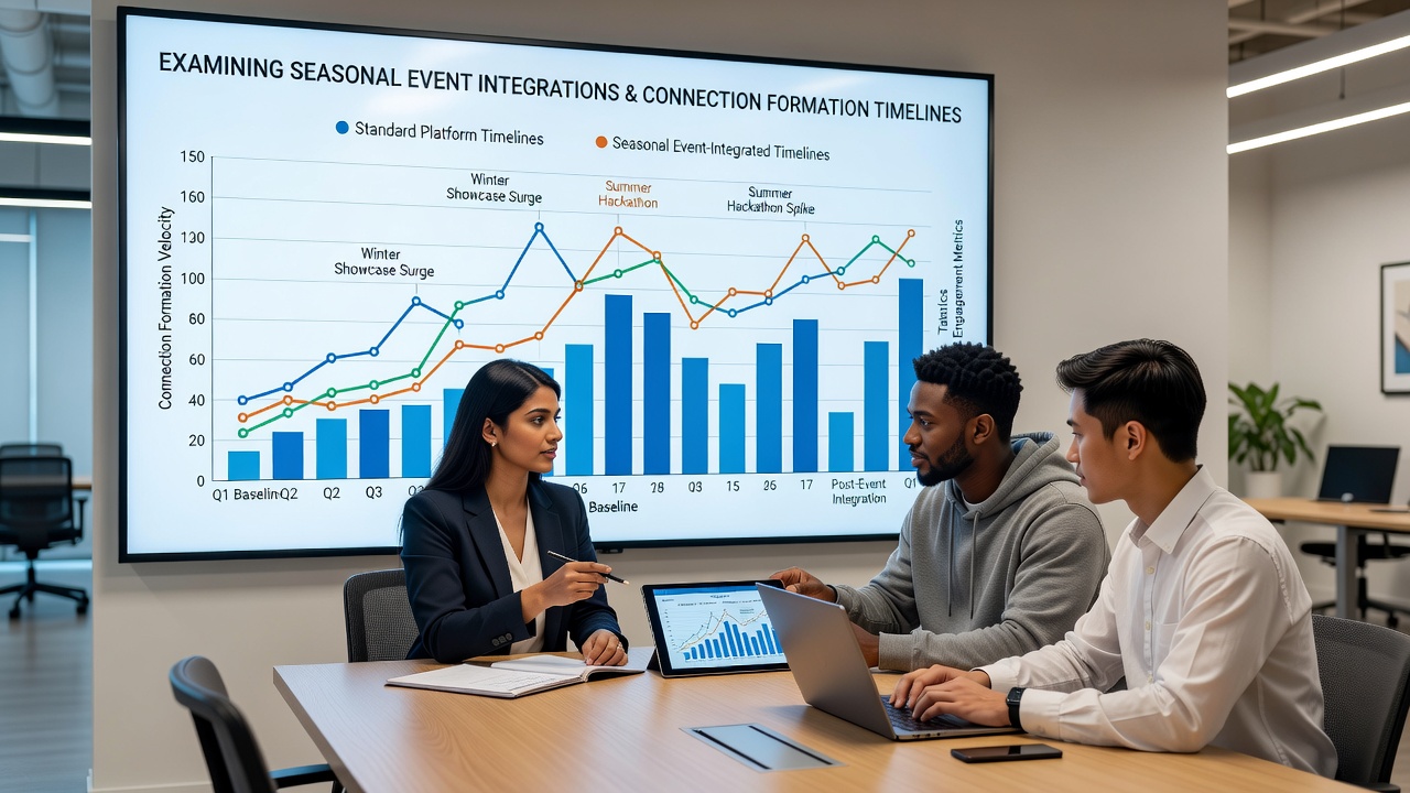 Examining How Seasonal Event Integrations Alter Connection Formation Timelines Within Emerging Talent Showcase Platforms