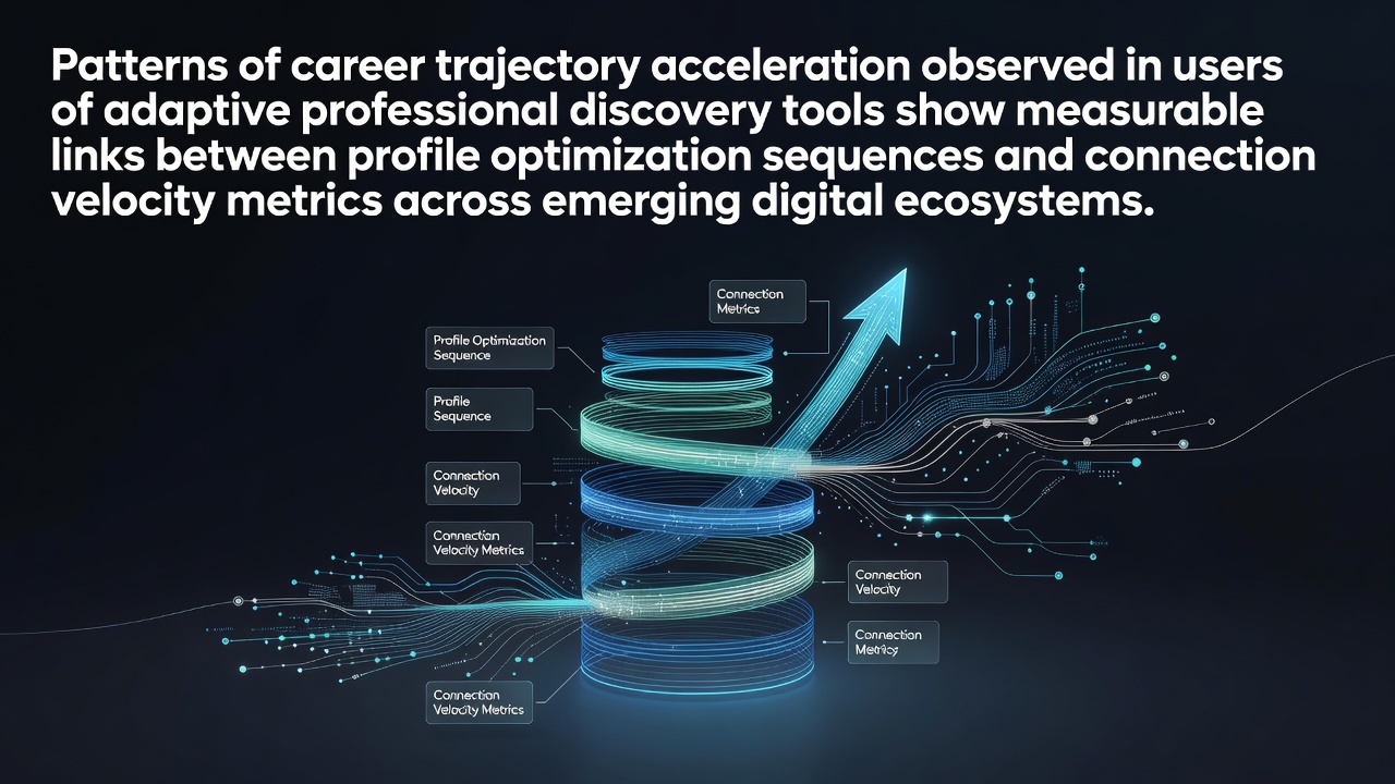 Patterns of Career Trajectory Acceleration Observed in Users of Adaptive Professional Discovery Tools